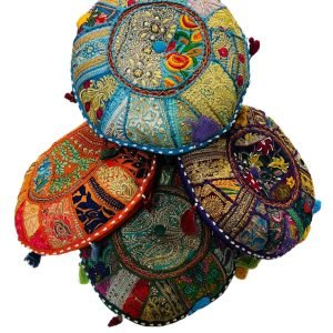 Set de 4 Zafus Redondos - Almohadones para Meditación