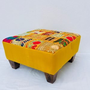 Banquito Hindú “NIRVANA“ 40x40cmx20cm de alto