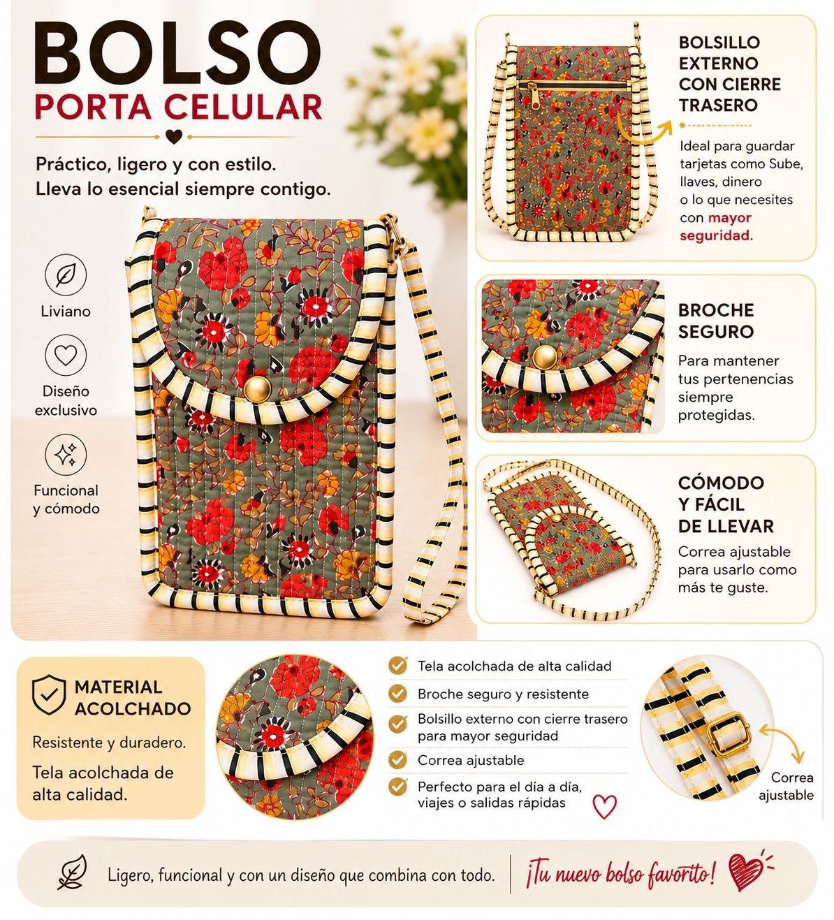 Bolso Porta Celular