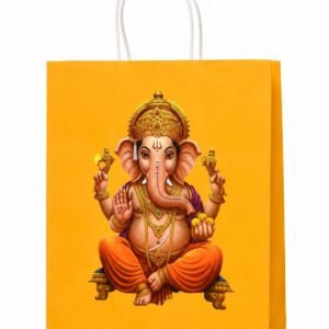 BOLSA de REGALO en Papel Premium - Grande, diseño BUDA y GANESH