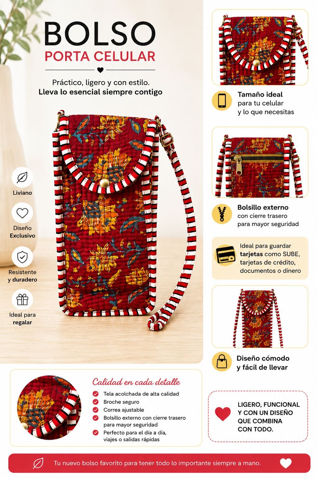 Bolso Porta Celular - Imagen 2